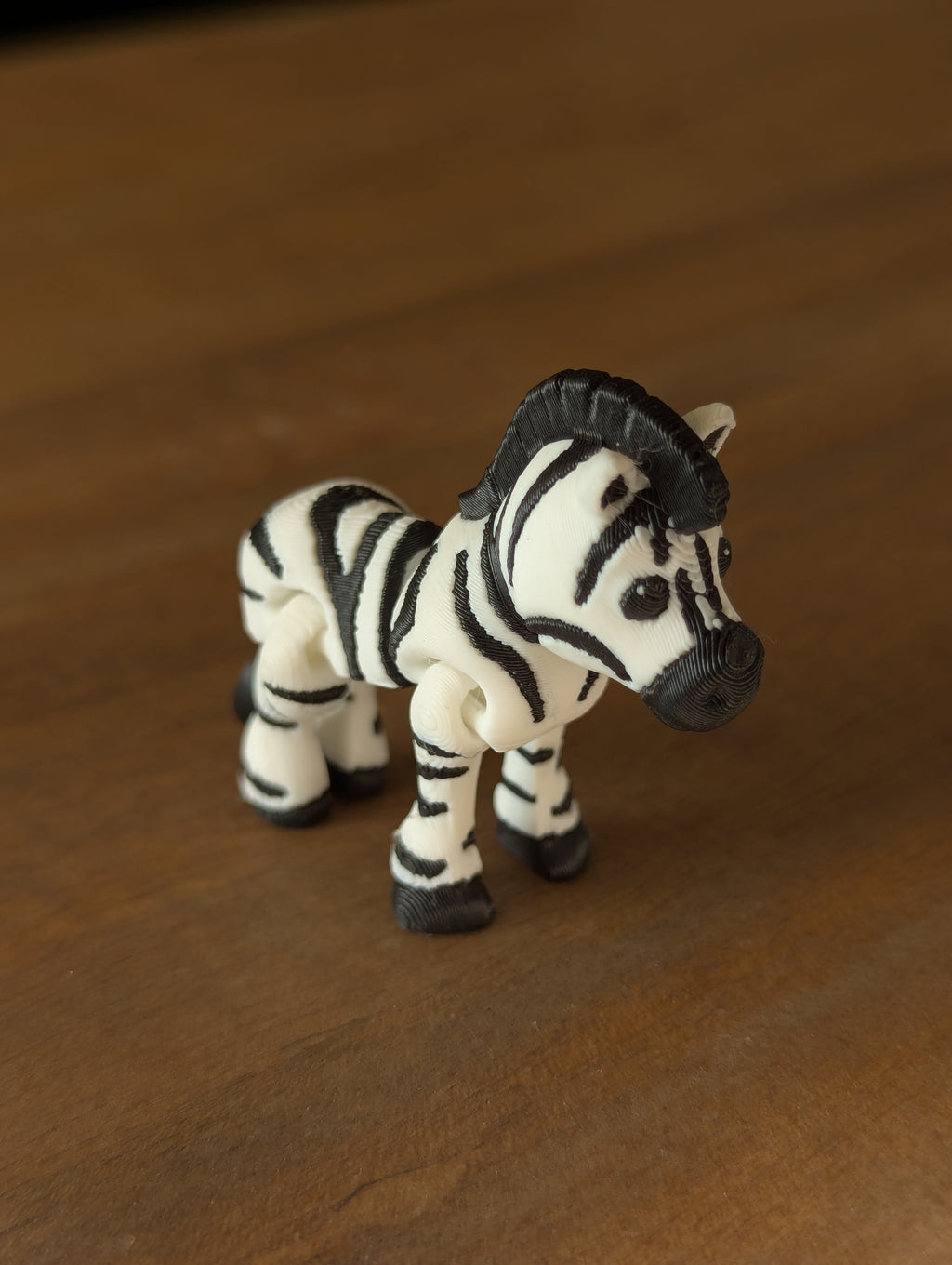 Zany Zebra - Articulating Fidget Toy/Keychain