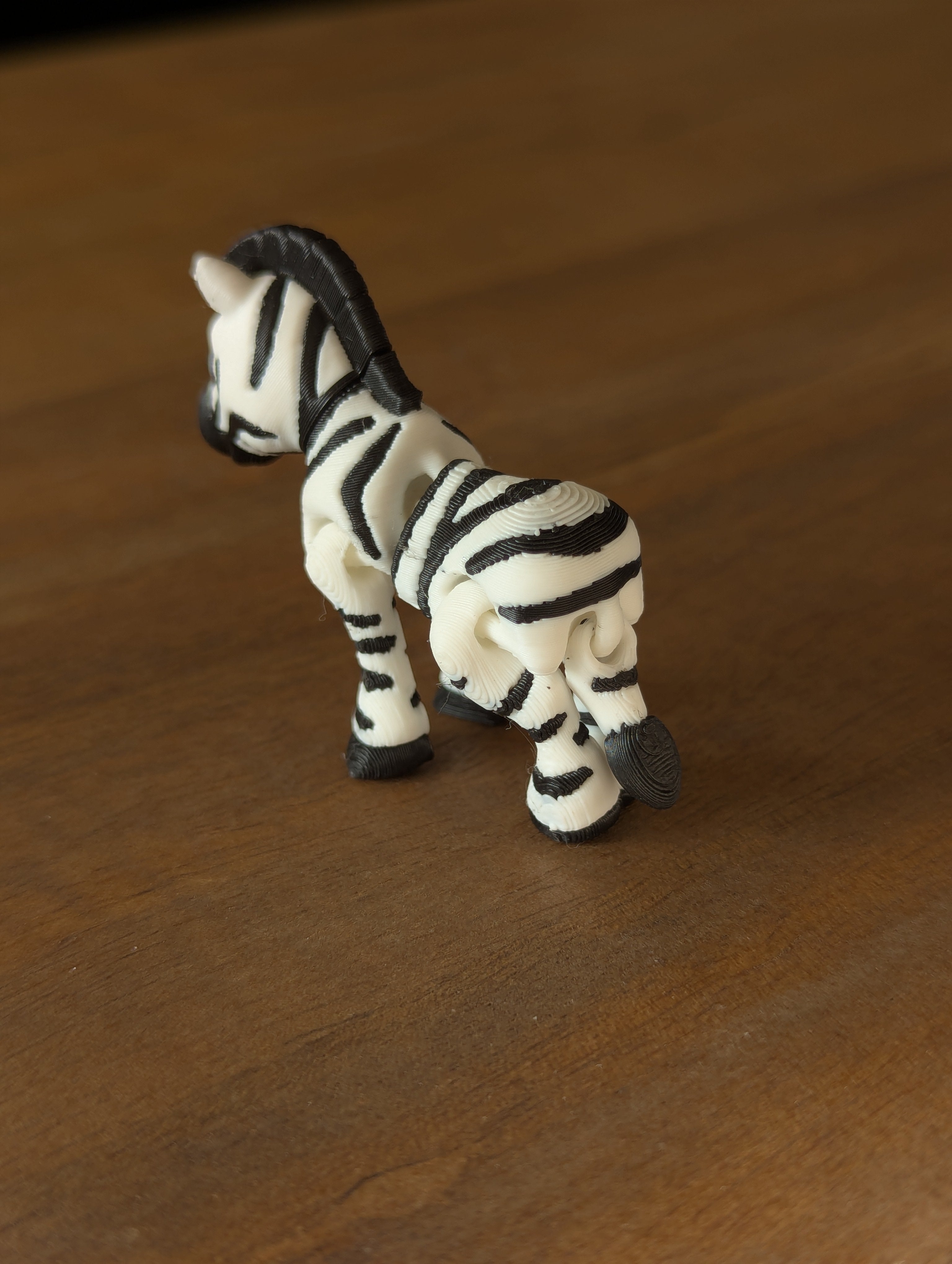Zany Zebra - Articulating Fidget Toy/Keychain